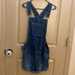 Maternity Blue Jean Overalls